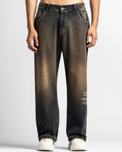 Washed Jean Dirty Oscuro