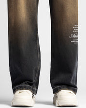 Washed Jean Dirty Oscuro