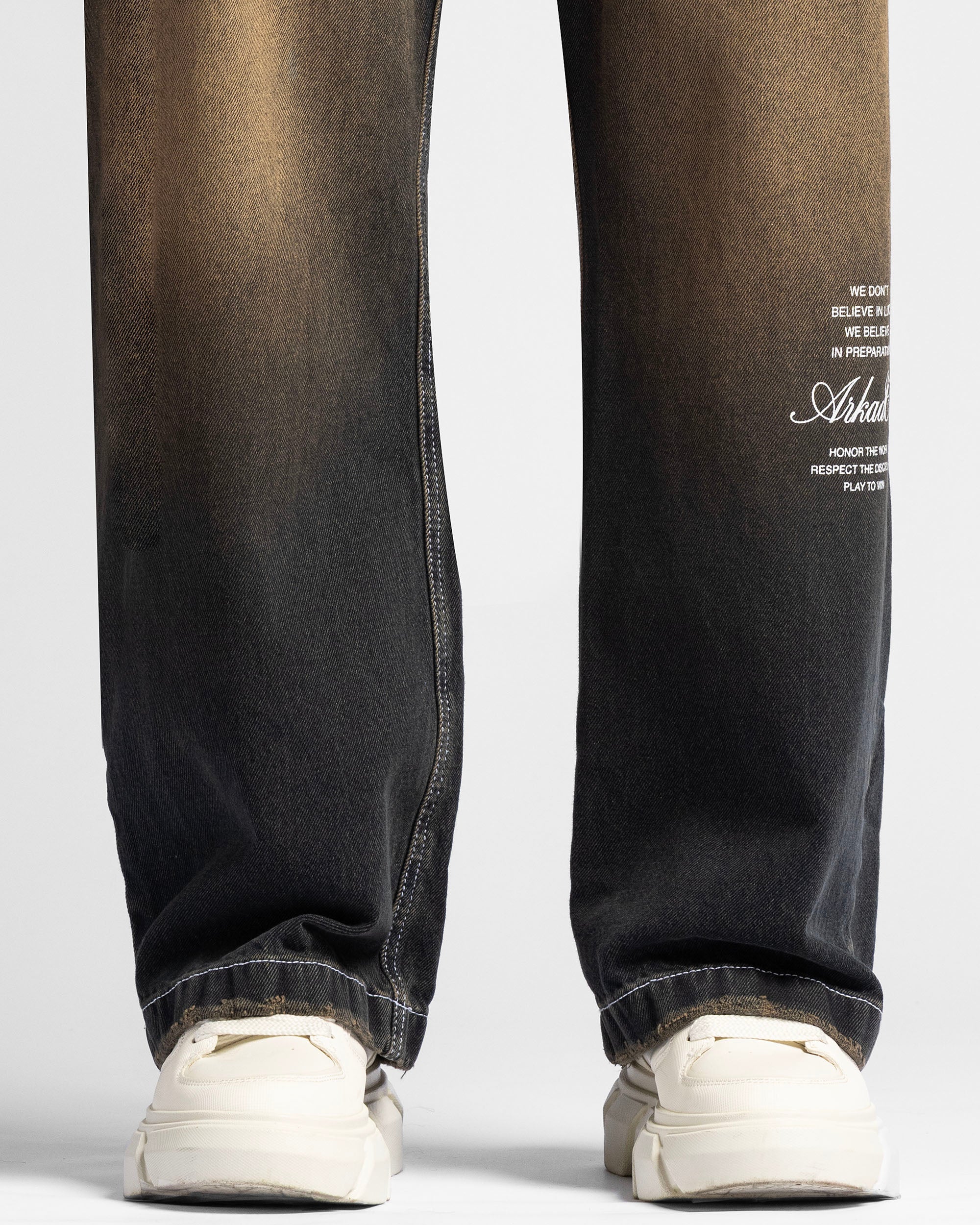 Washed Jean Dirty Oscuro