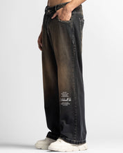 Washed Jean Dirty Oscuro