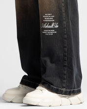 Washed Jean Dirty Oscuro