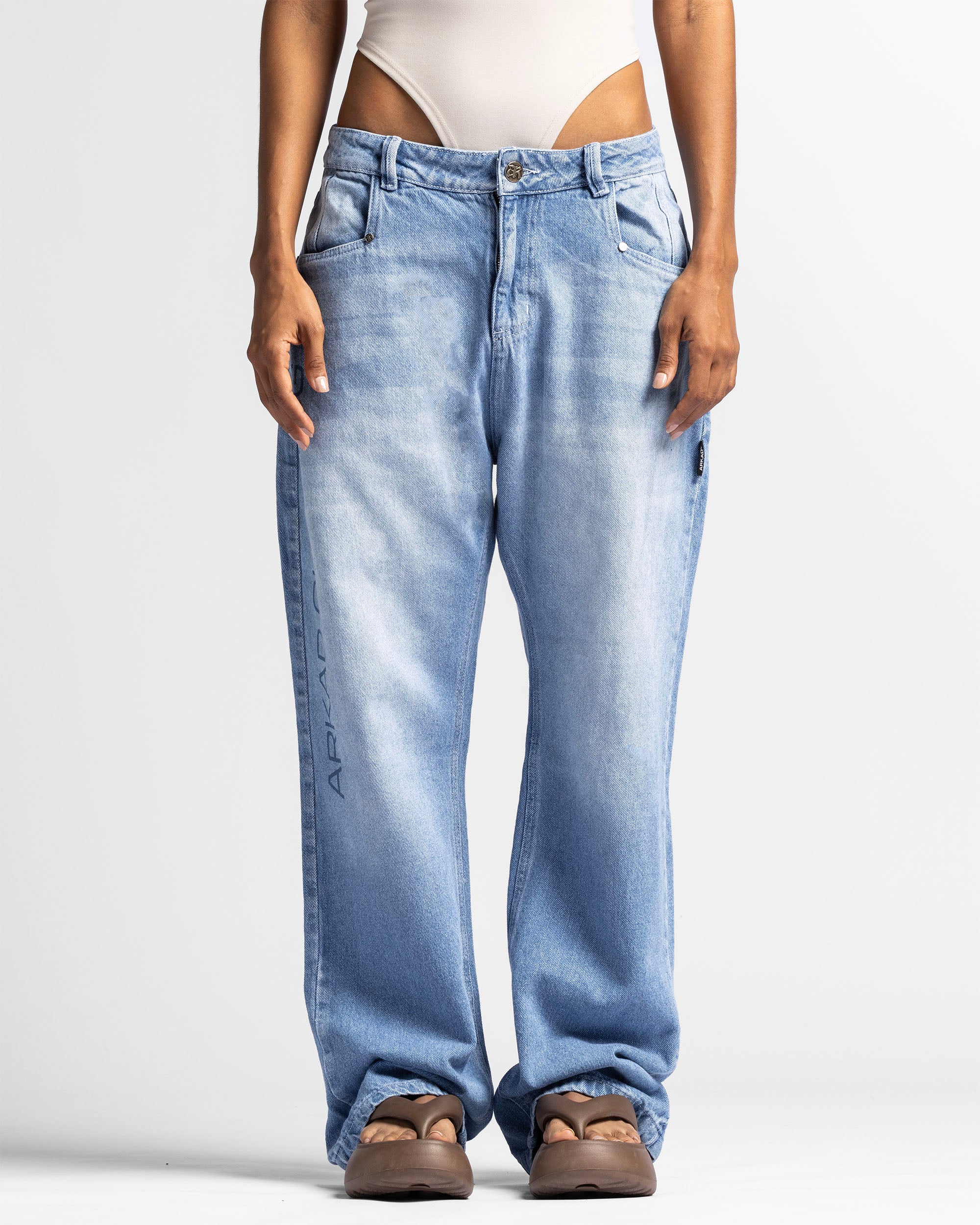 Denim Pant Azul Logo Azul - Unisex