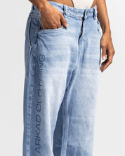 Denim Pant Azul Logo Azul - Unisex