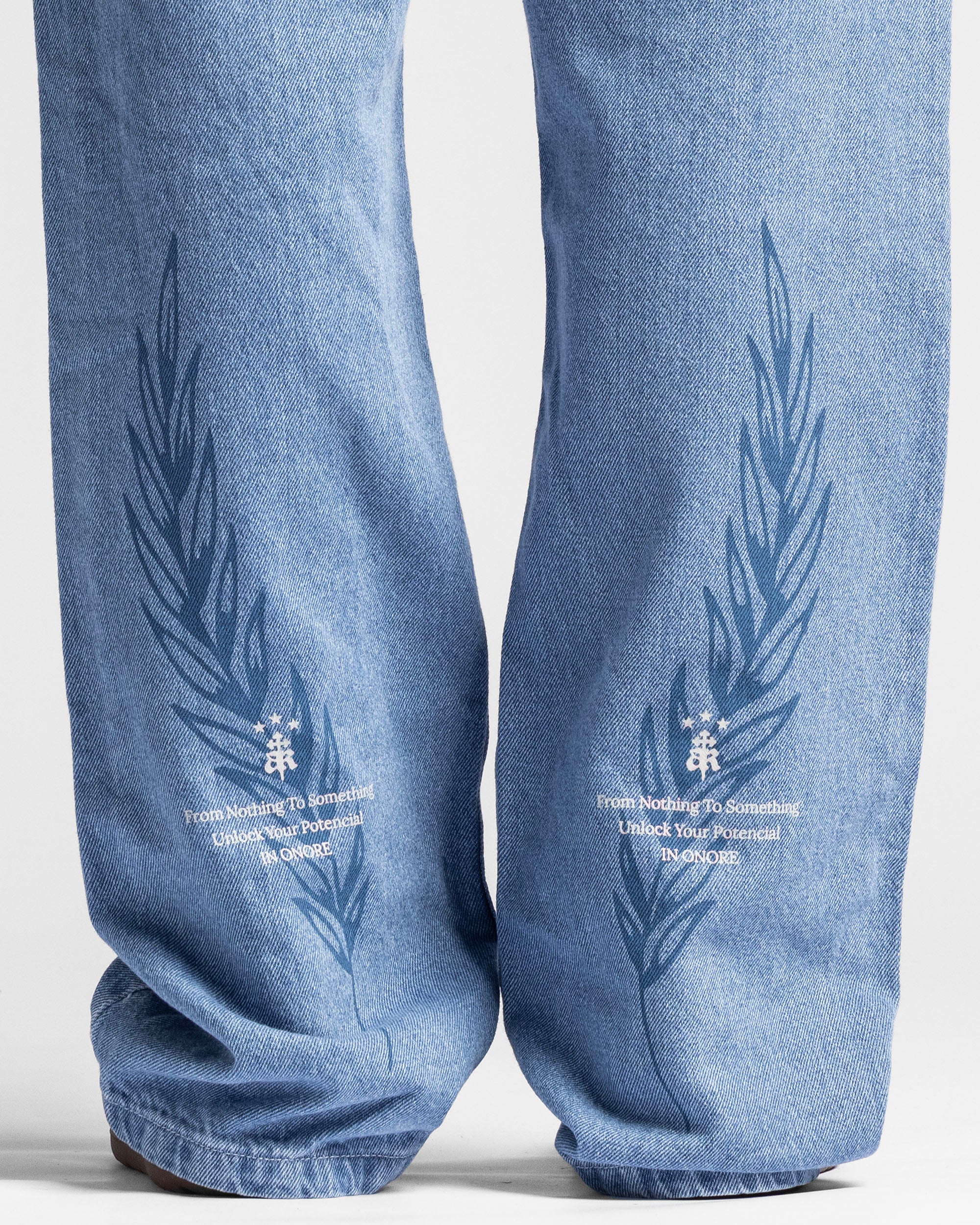 Denim Pant Azul Logo Azul - Unisex