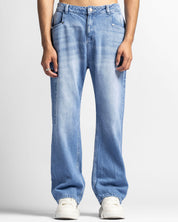 Denim Pant Azul Logo Azul