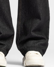 Denim Pant Negro Hilos En Contraste