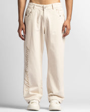 Pantalón Beige Textura