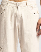 Pantalón Beige Textura