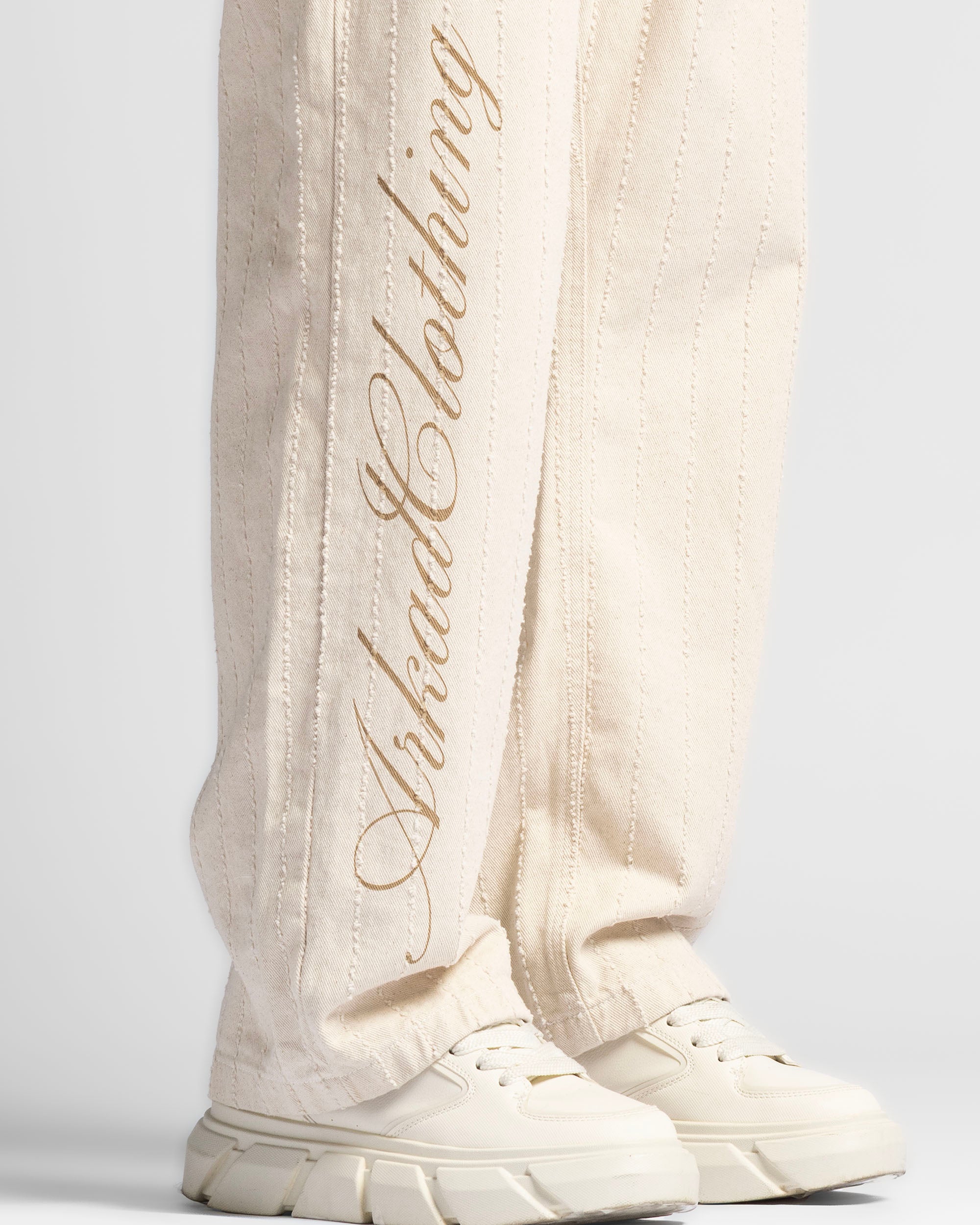 Pantalón Beige Textura