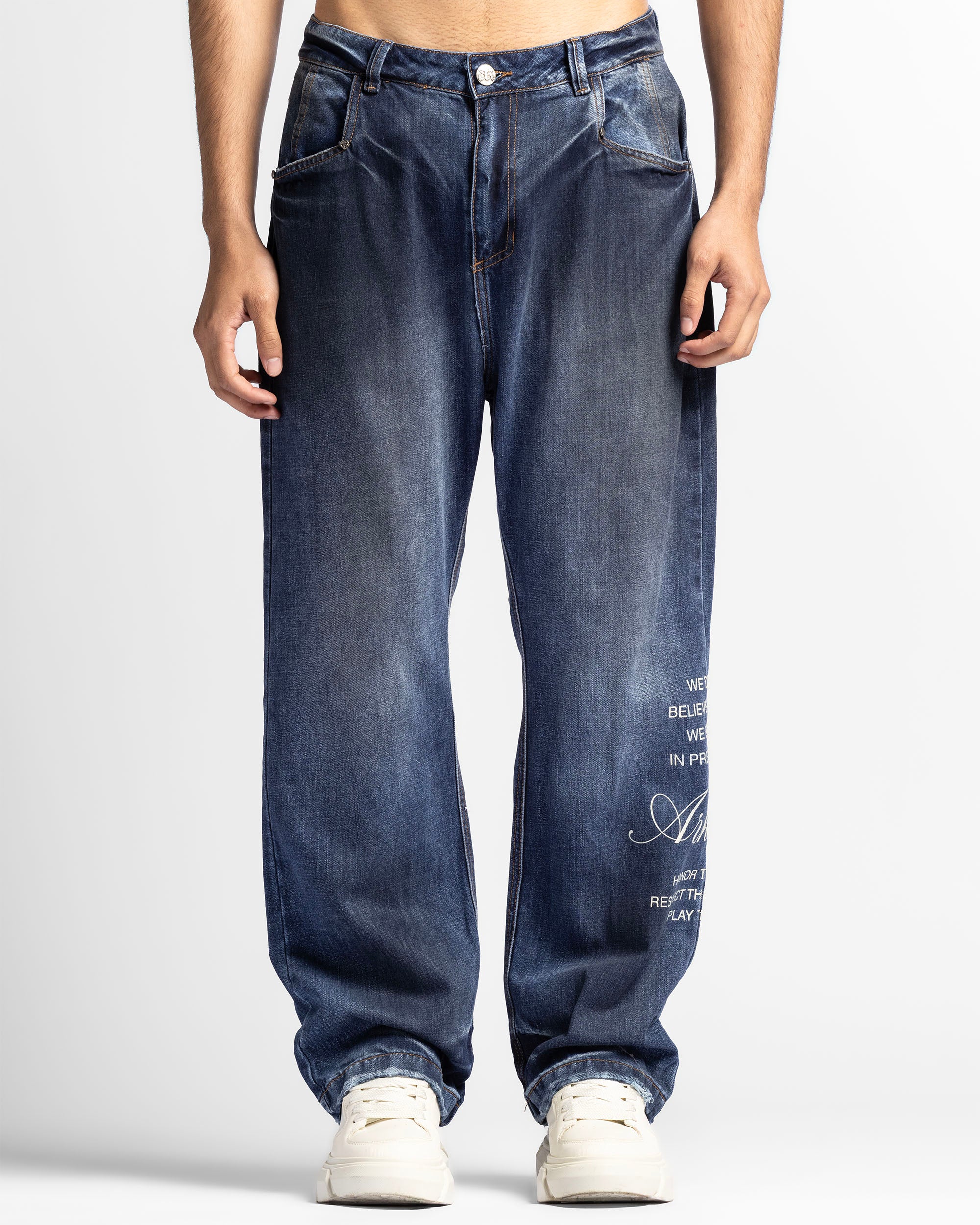 Jean Azul Waxed