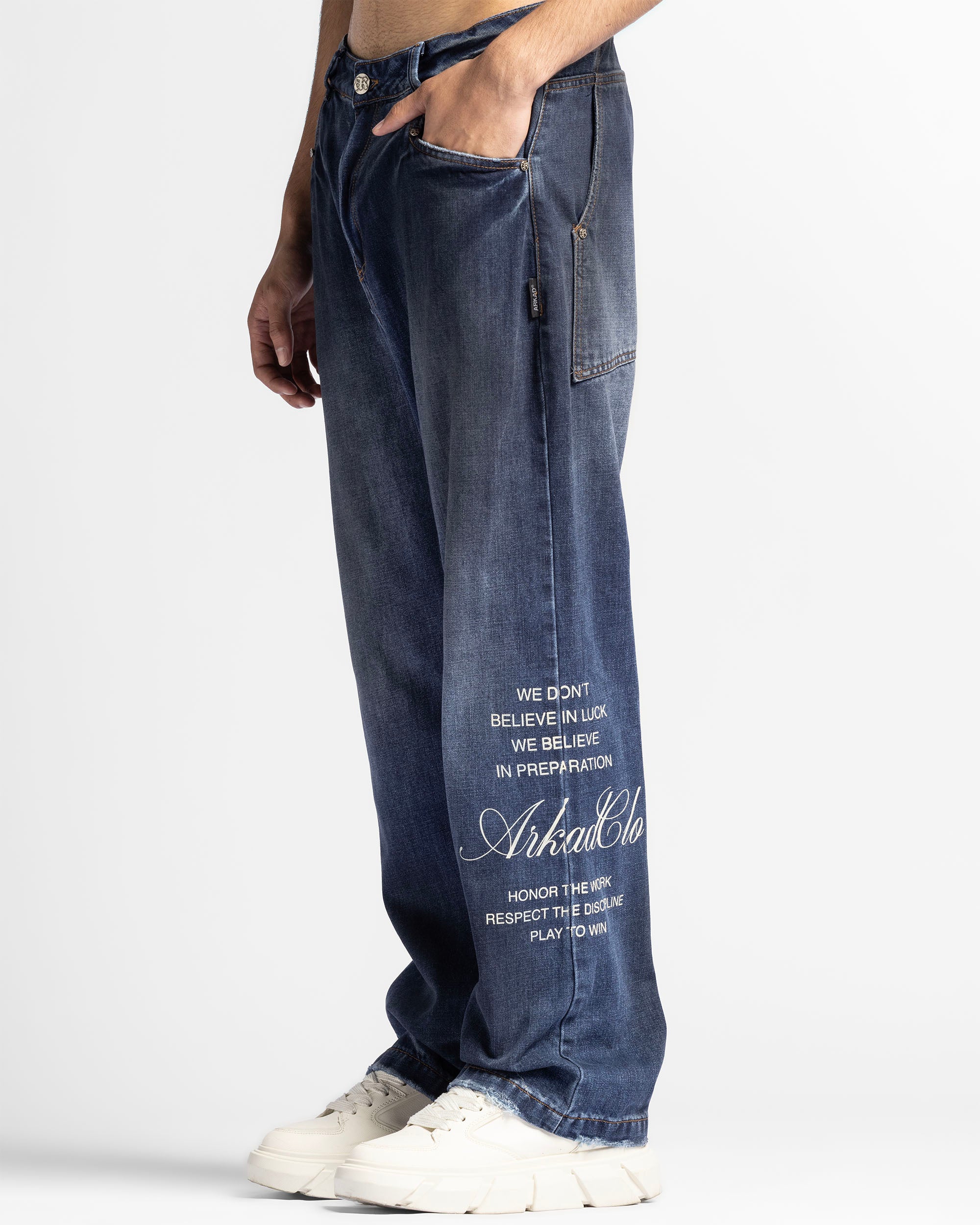 Jean Azul Waxed