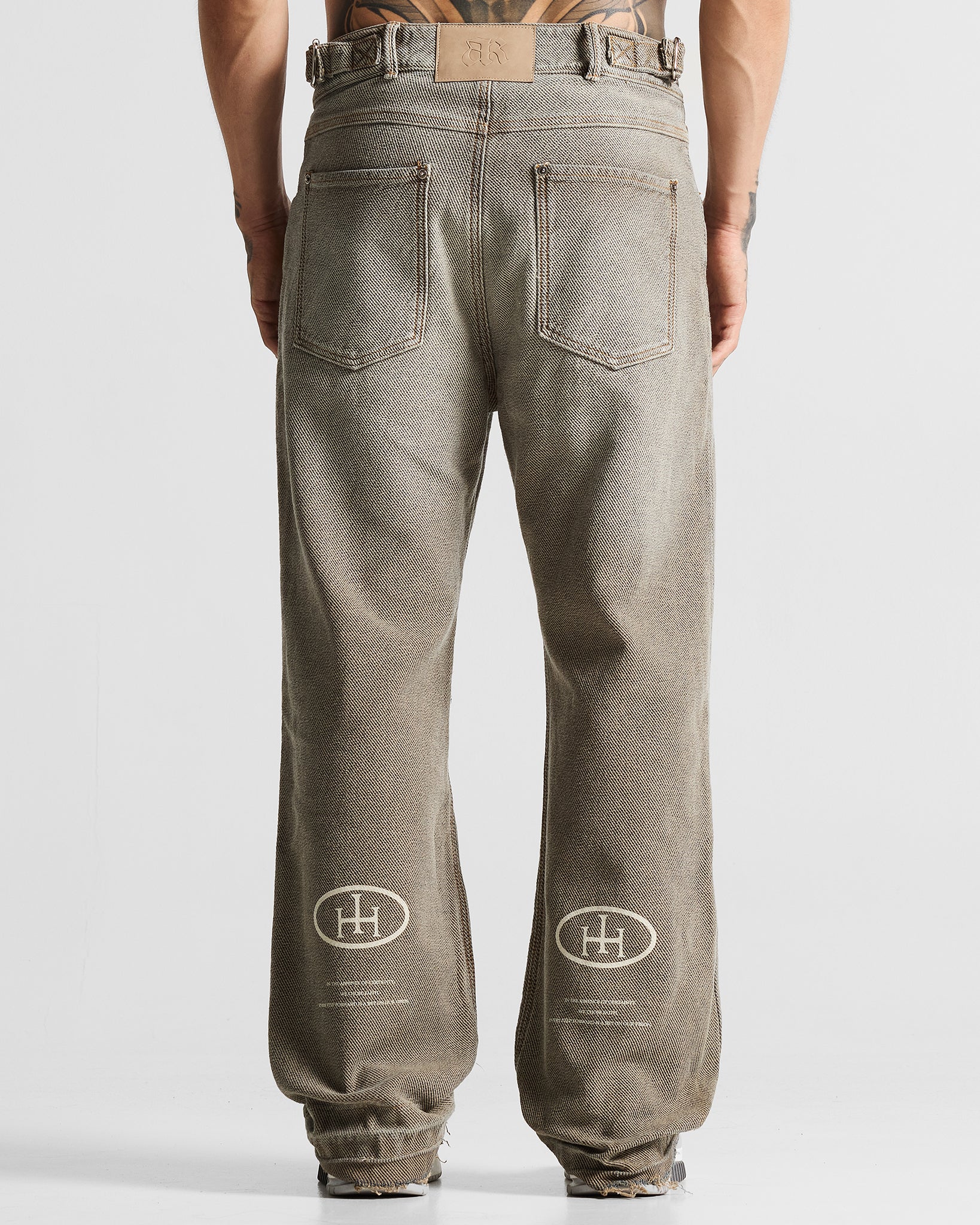 Printed Washed Jean Hustler