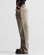 Printed Washed Jean Hustler - Unisex