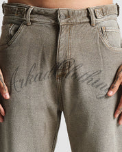 Printed Washed Jean Hustler