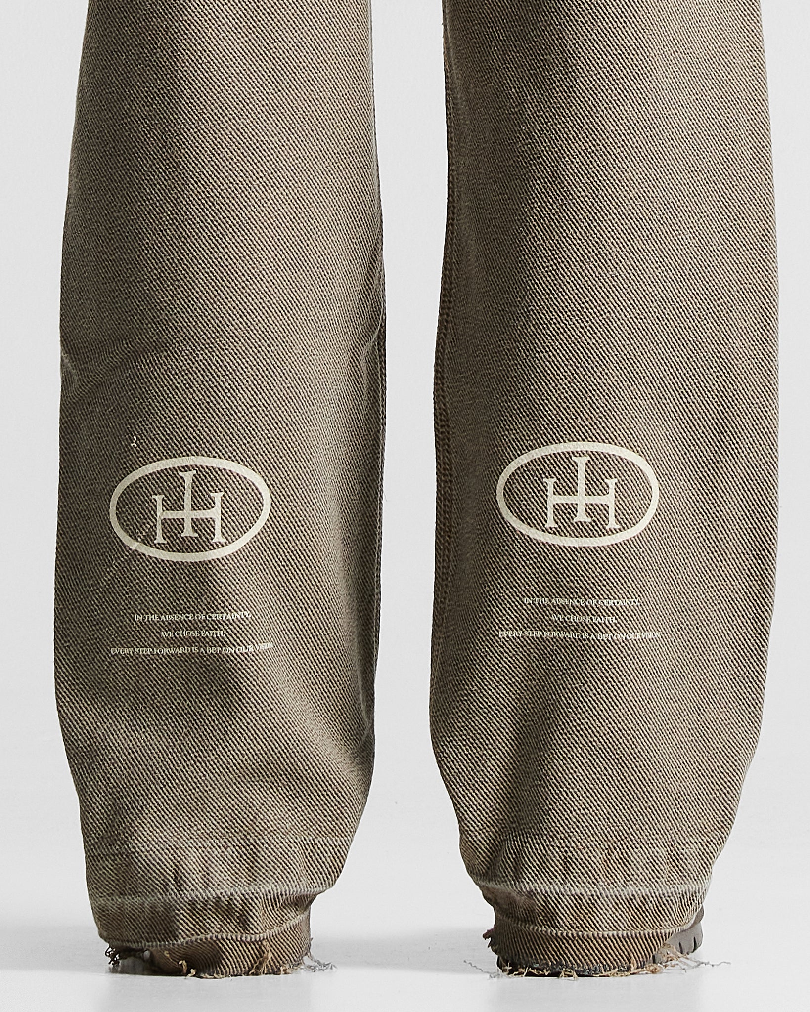 Printed Washed Jean Hustler - Unisex