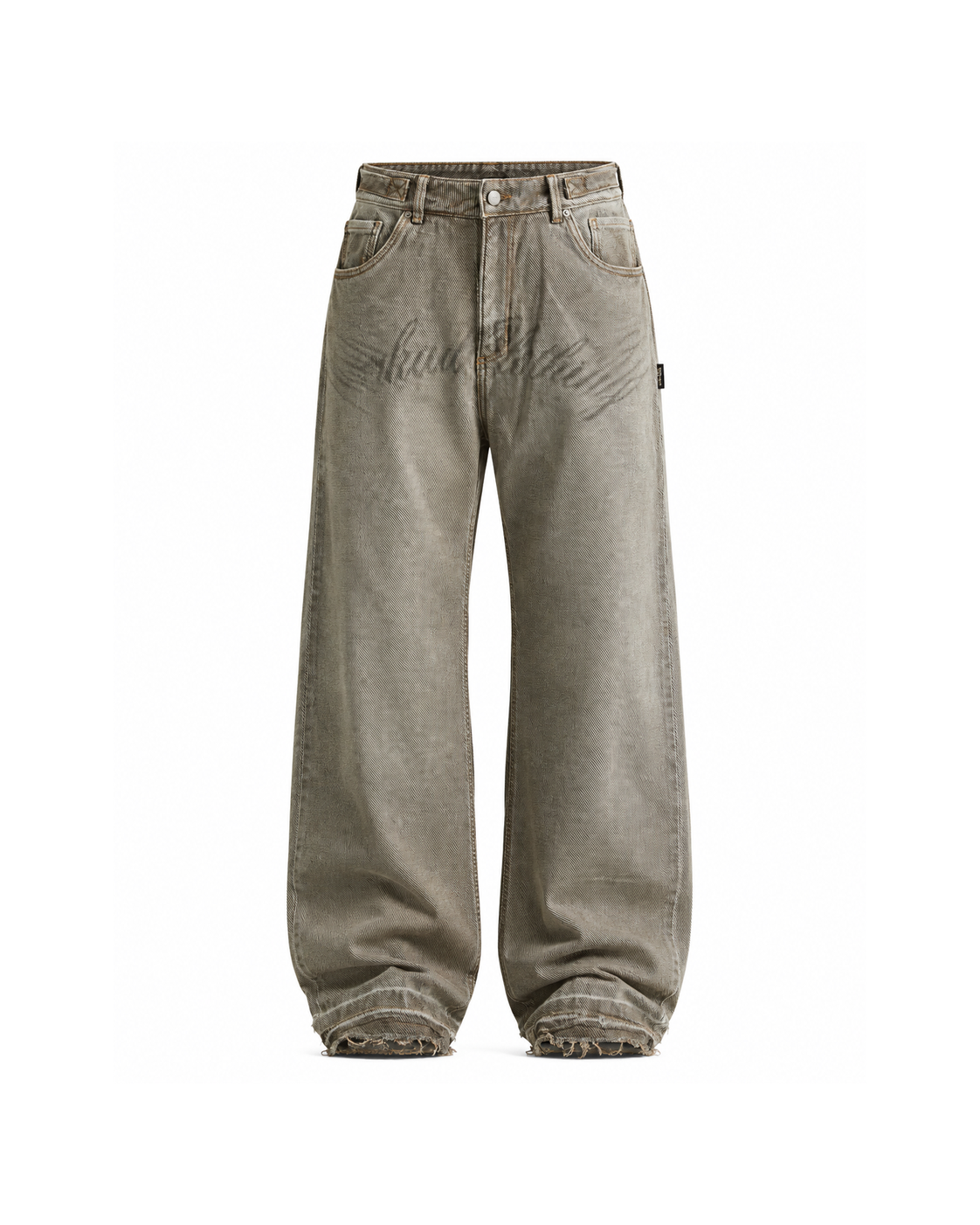 Printed Washed Jean Hustler