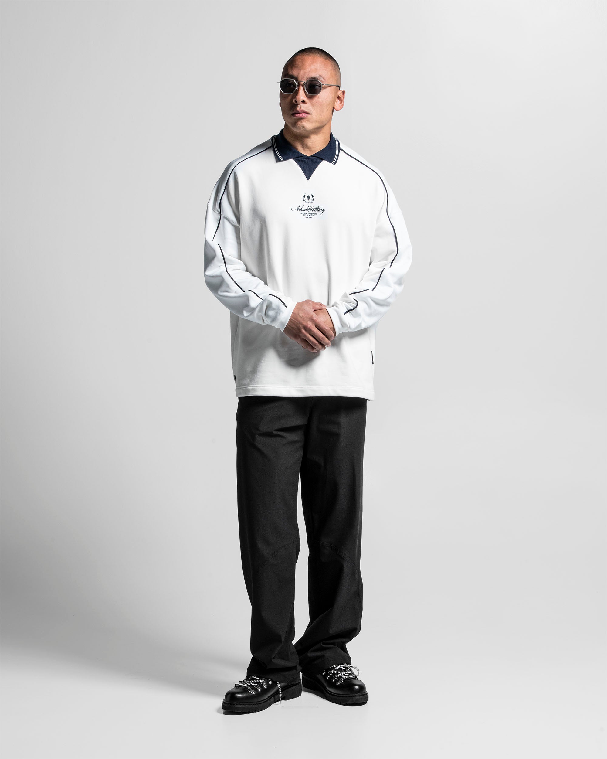 Polo Long Sleeve Paper Trail