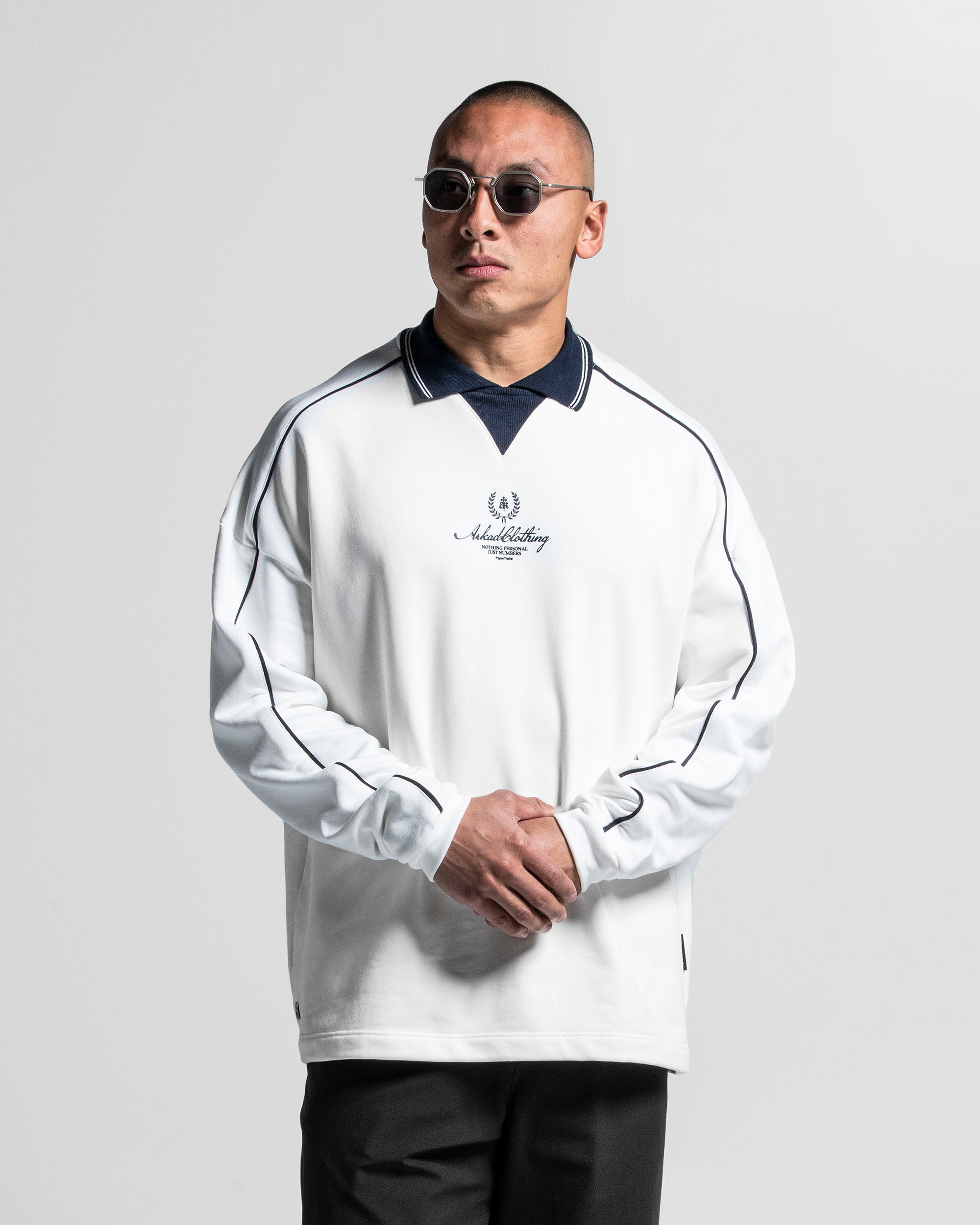 Polo Long Sleeve Paper Trail