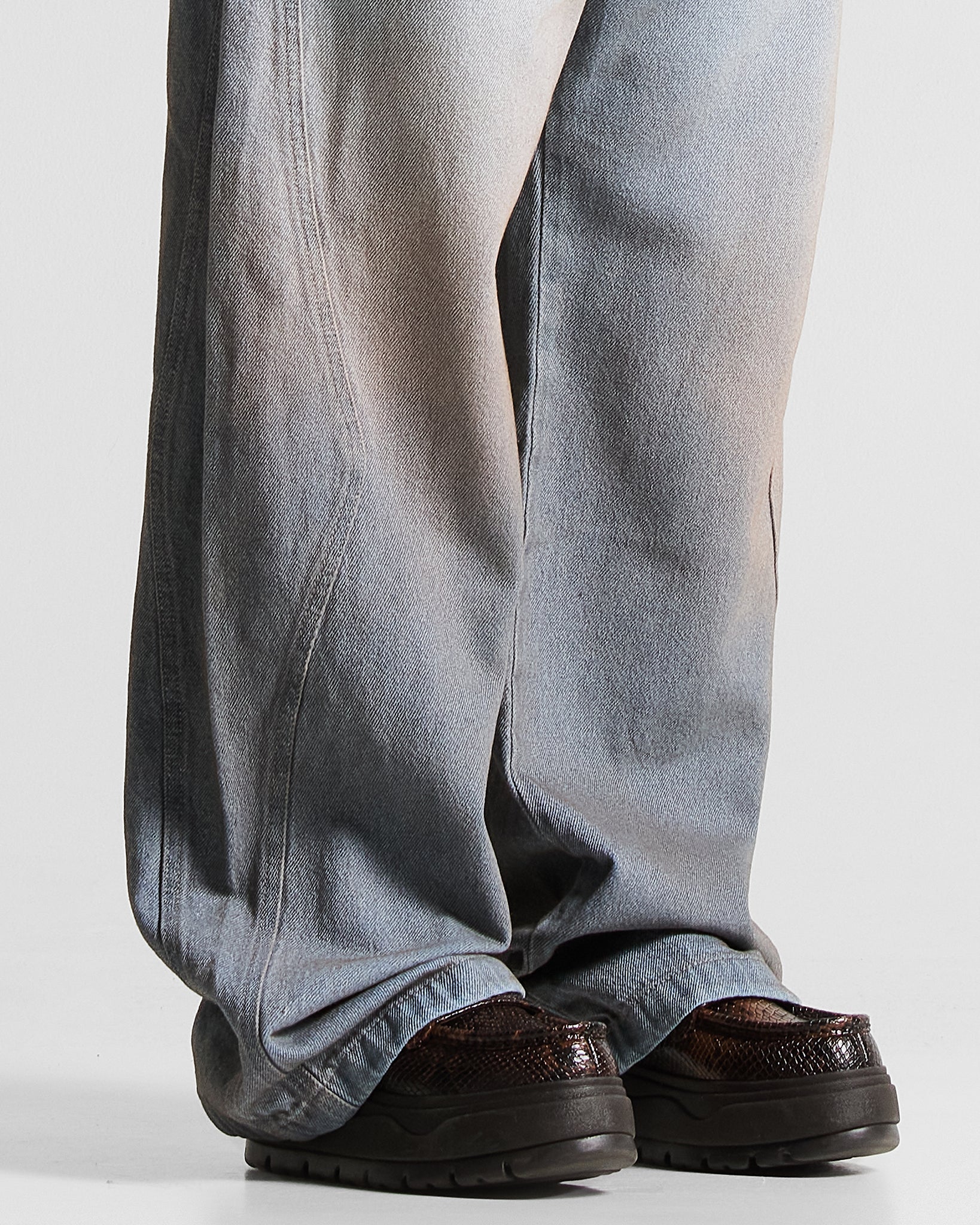 Printed Jean Hustler Azul Claro - Unisex