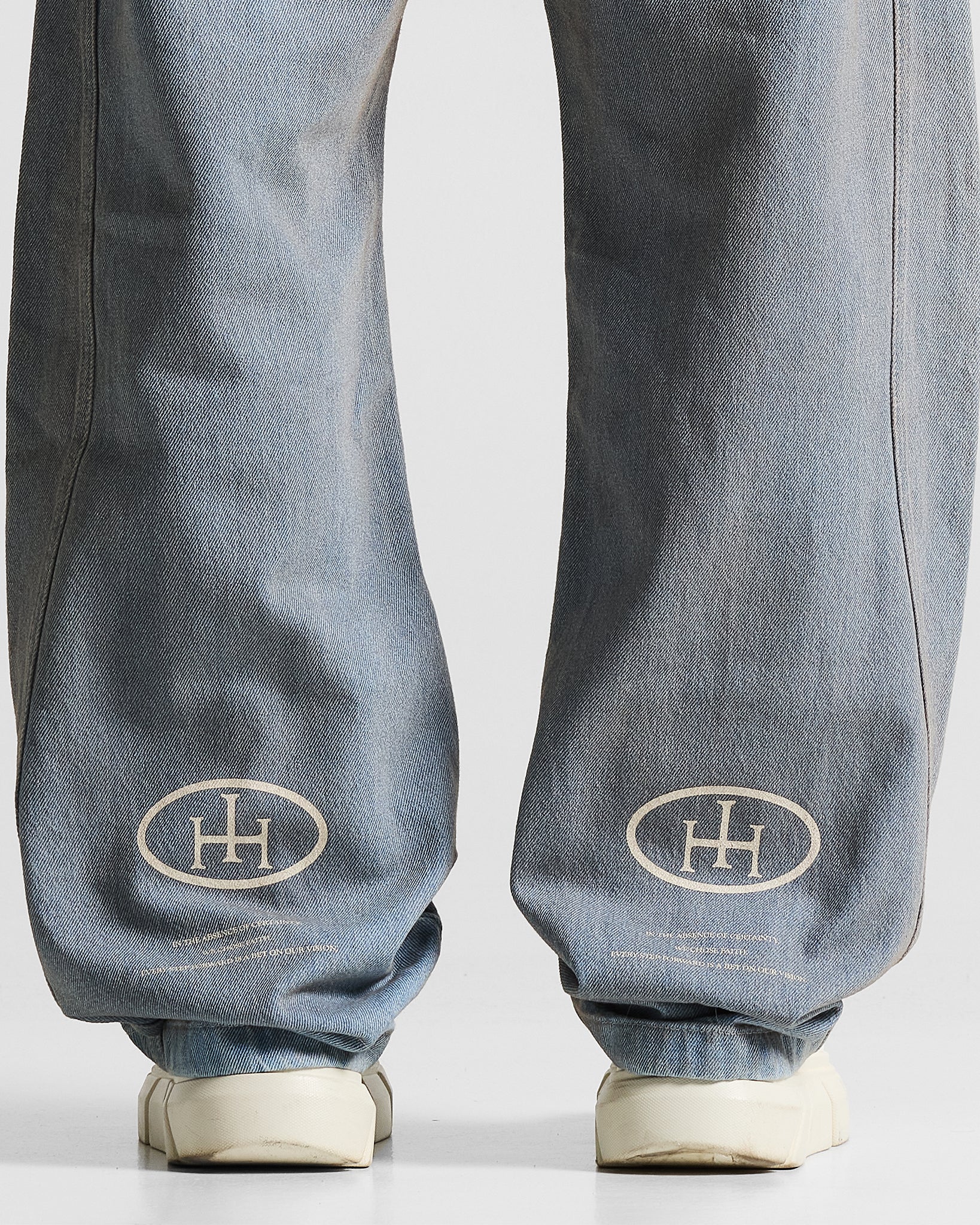 Printed Jean Hustler Azul Claro