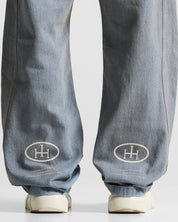 Printed Jean Hustler Azul Claro