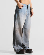 Printed Jean Hustler Azul Claro - Unisex