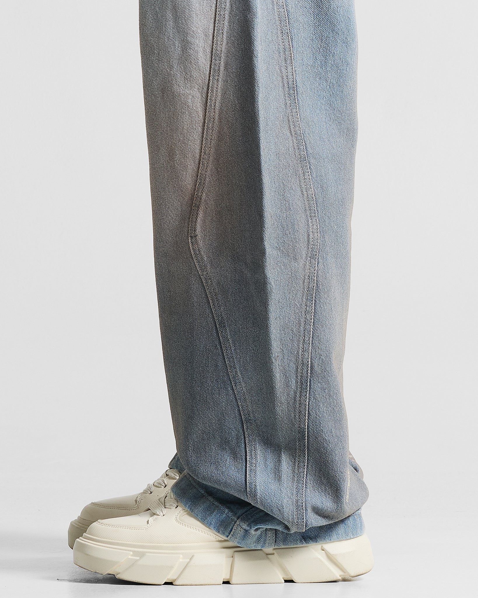 Printed Jean Hustler Azul Claro