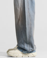 Printed Jean Hustler Azul Claro