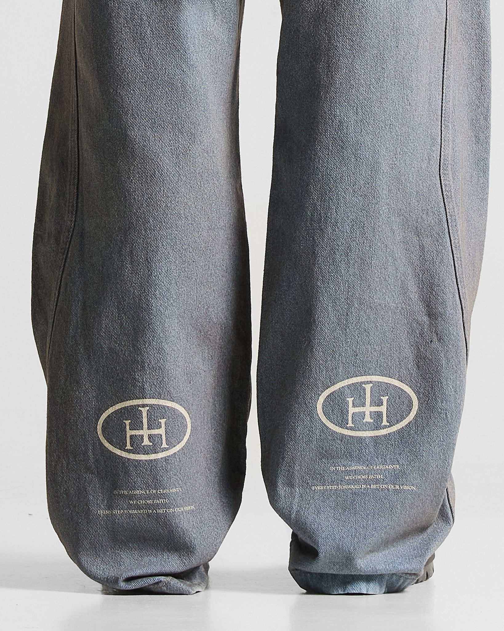 Printed Jean Hustler Azul Claro - Unisex