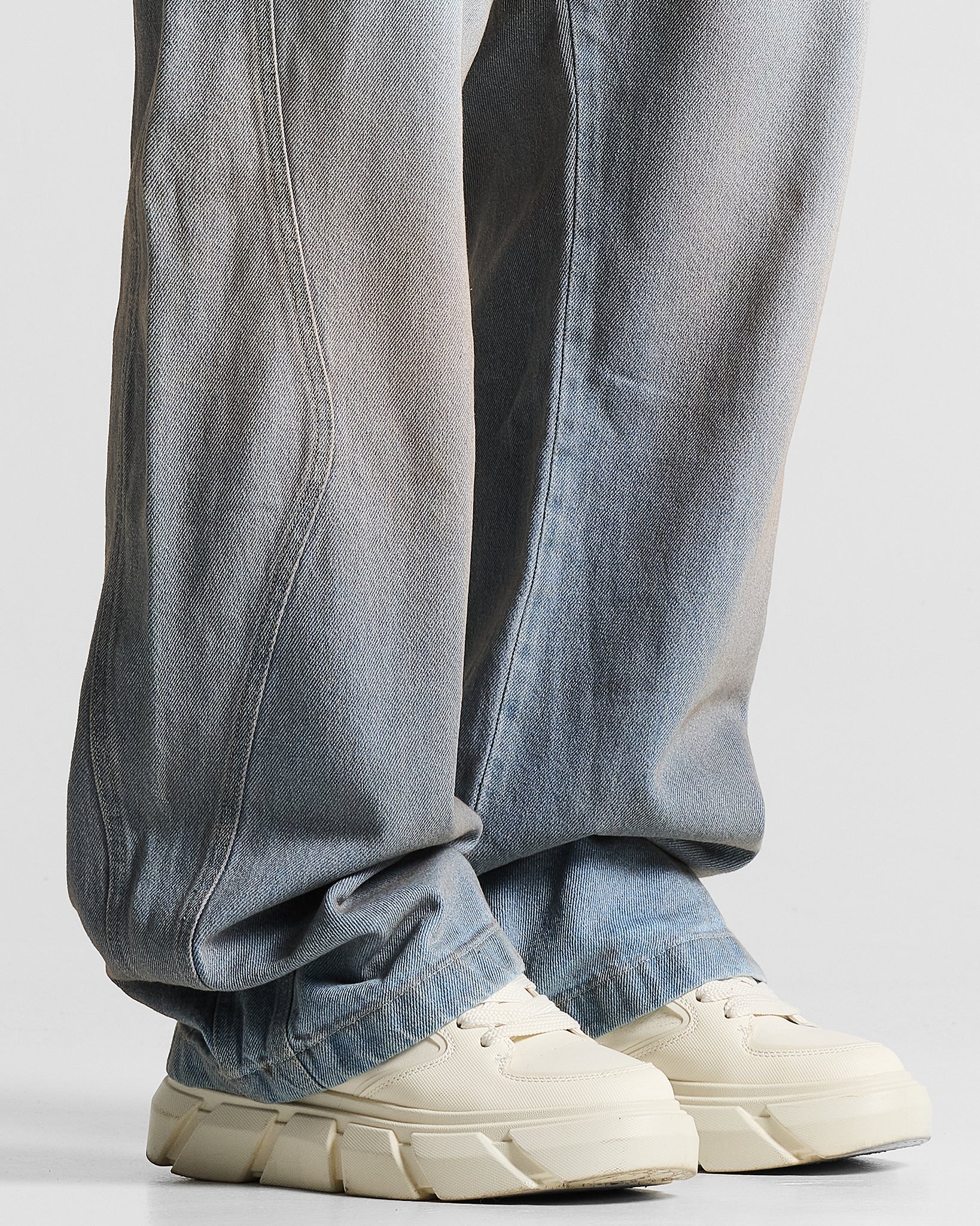 Printed Jean Hustler Azul Claro