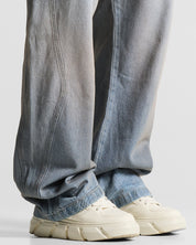 Printed Jean Hustler Azul Claro