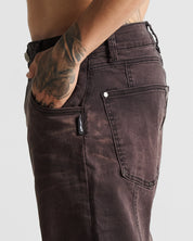 Washed Jean Negro Cafe