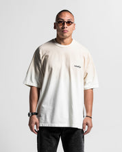 Washed Tshirt Oversize Beige Arkad Clo