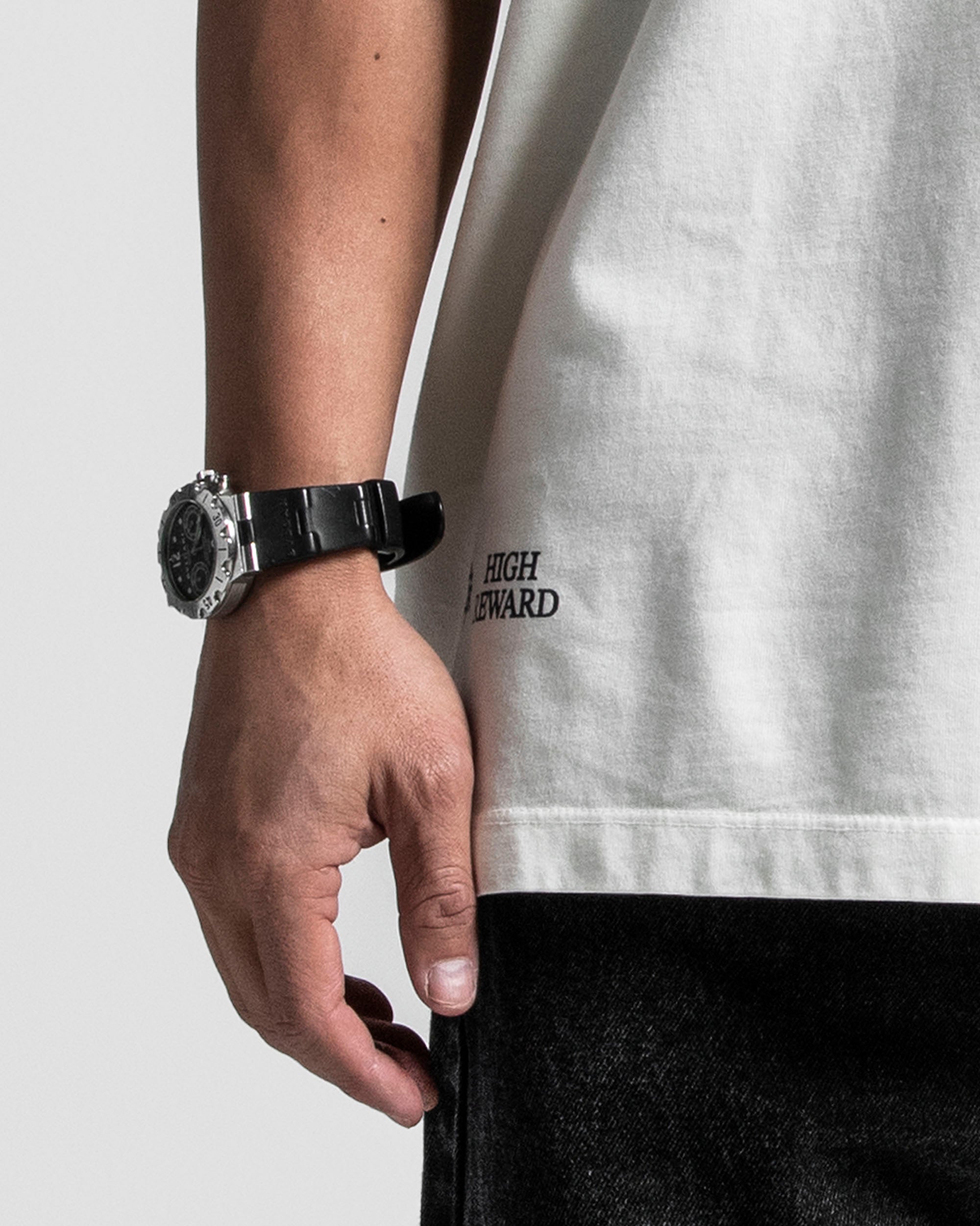 Washed Tshirt Oversize Beige Arkad Clo