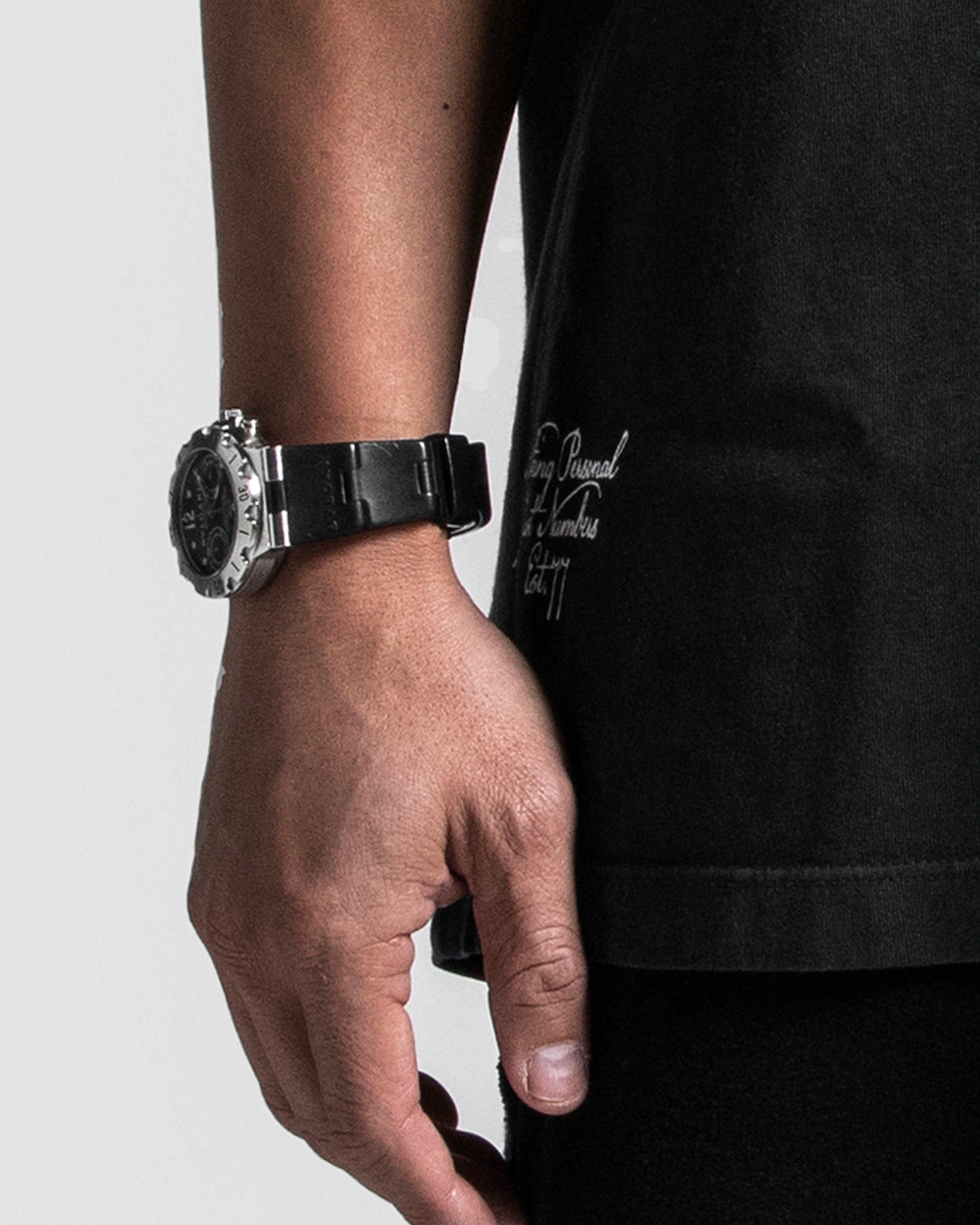 Oversize Tshirt Negra Llaves