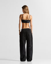 Printed Jean Negro Arkad Clothing Angeles - Unisex