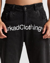 Printed Jean Negro Arkad Clothing Angeles