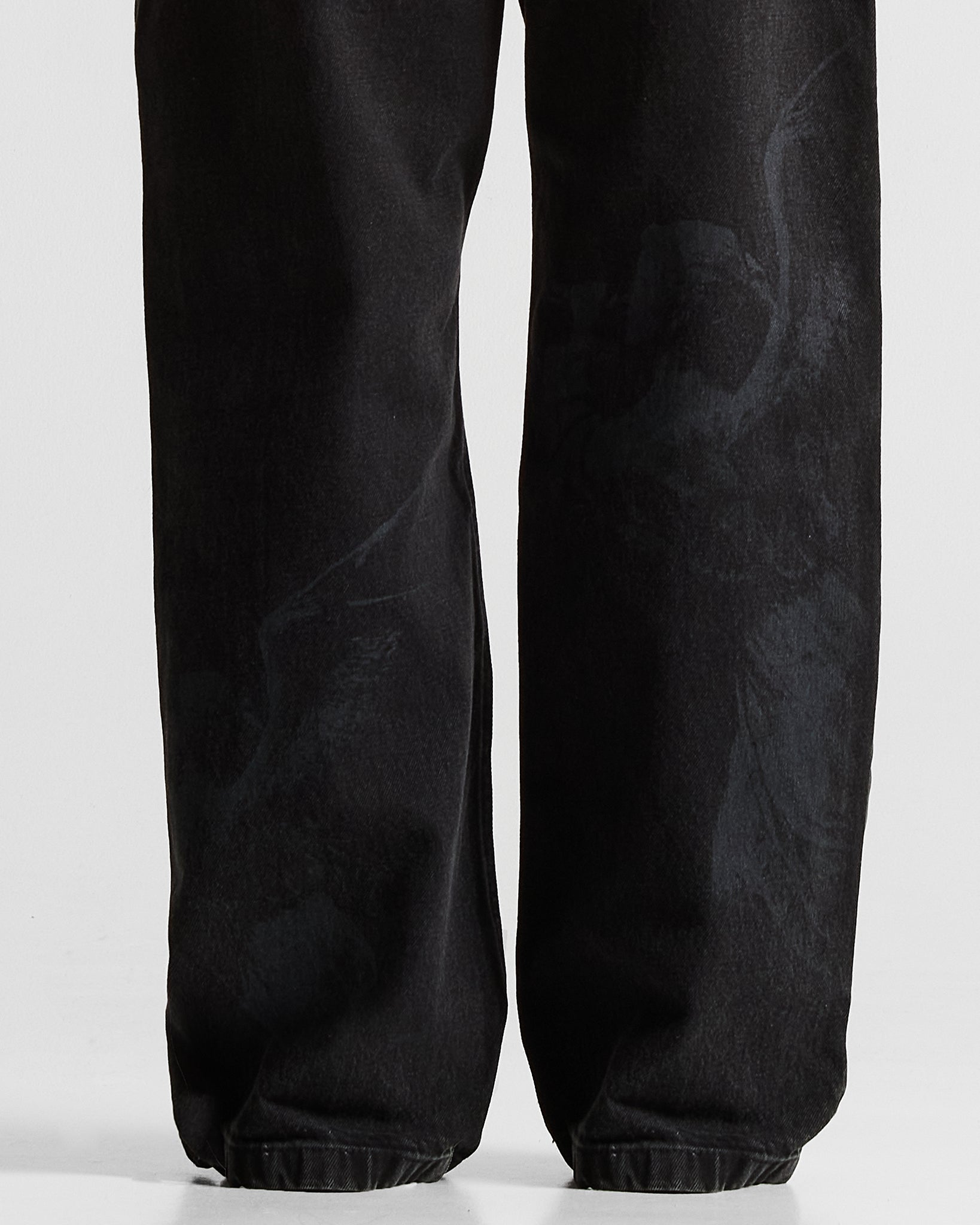Printed Jean Negro Arkad Clothing Angeles - Unisex