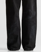 Printed Jean Negro Arkad Clothing Angeles - Unisex