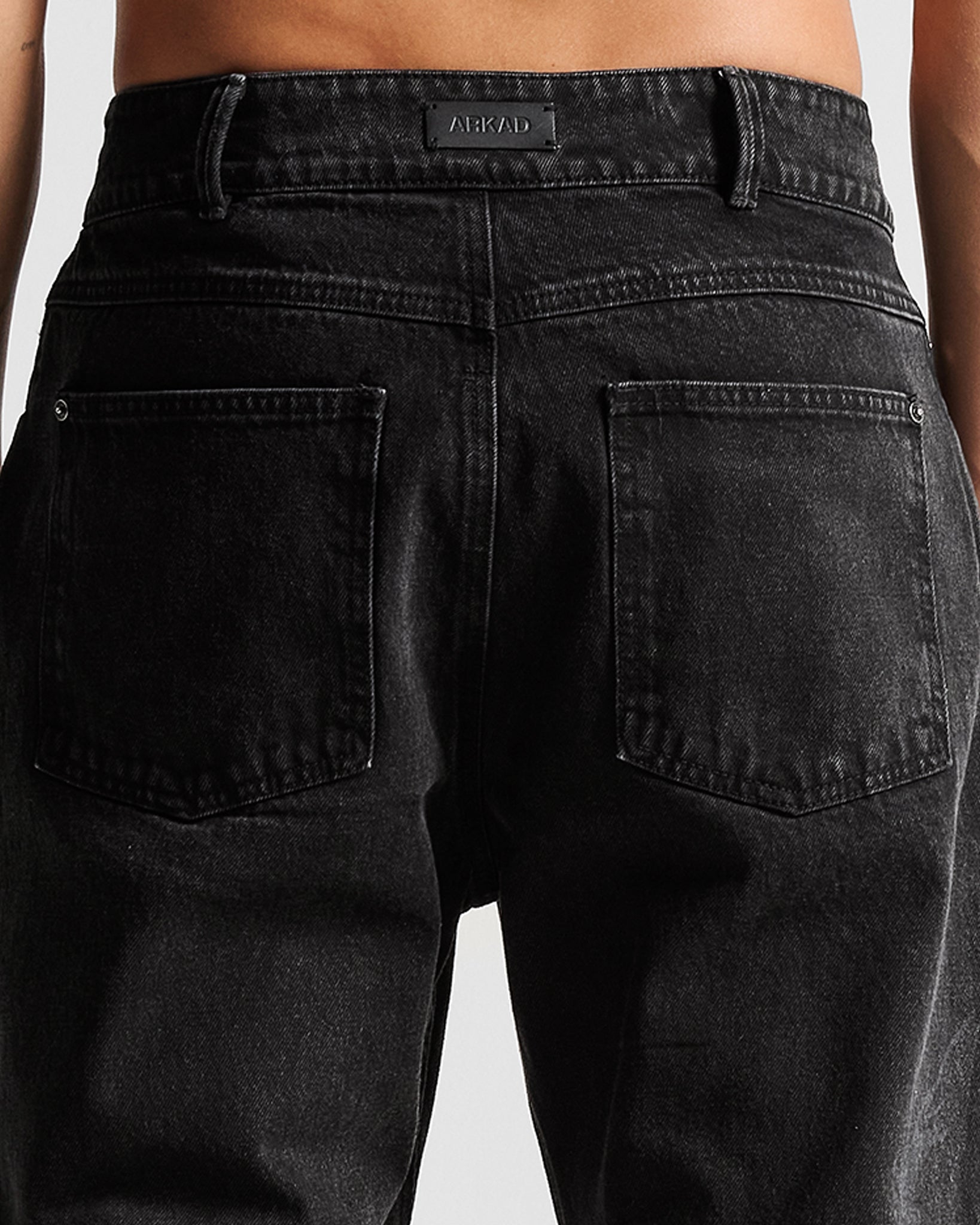 Printed Jean Negro Arkad Clothing Angeles