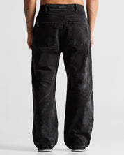 Printed Jean Negro Arkad Clothing Angeles