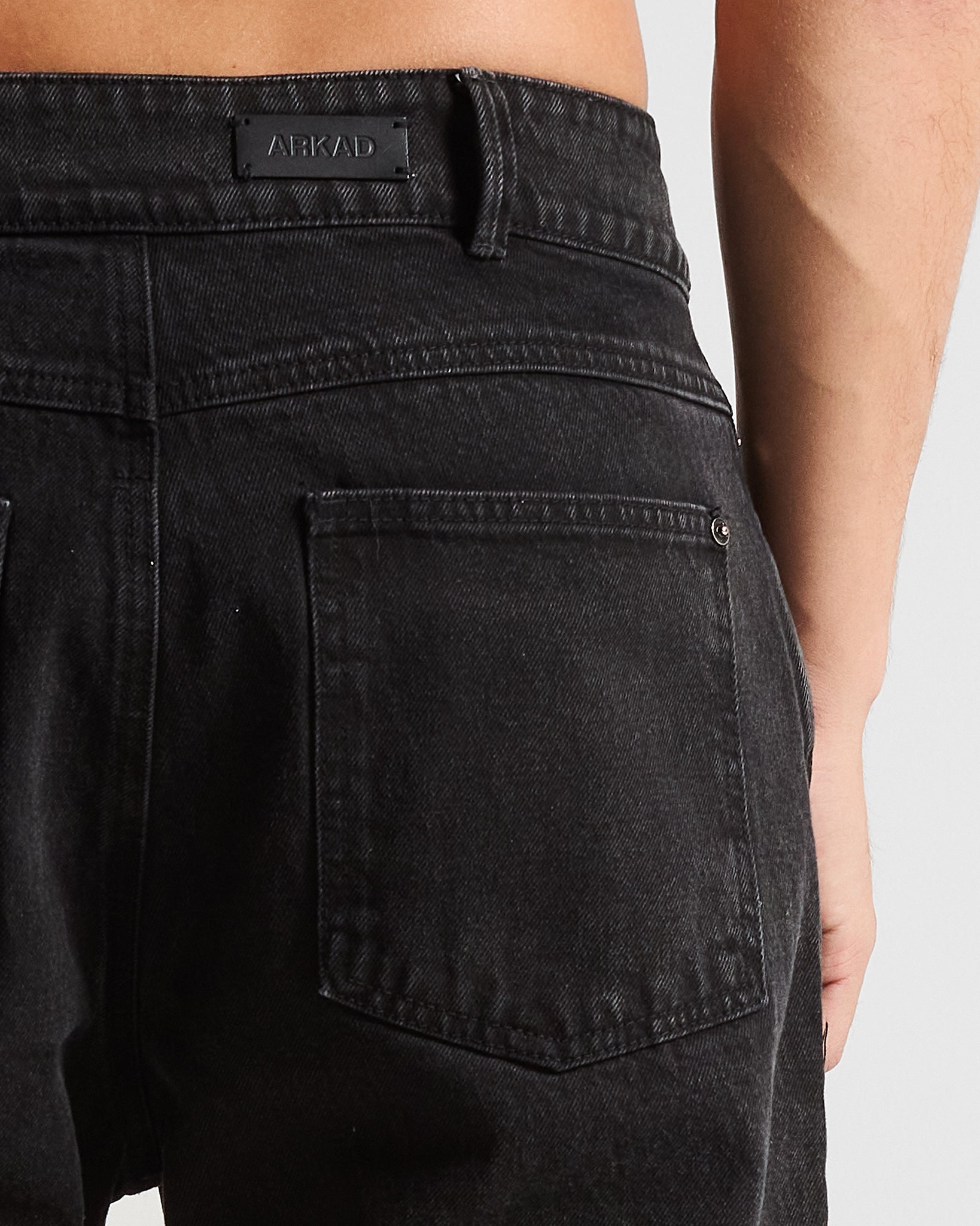 Printed Jean Negro Arkad Clothing Angeles