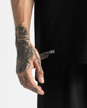 Tshirt Oversize Negra Arkad Clo