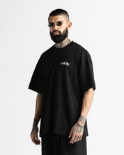 Tshirt Oversize Negra Arkad Clo