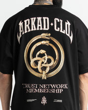 Tshirt Oversize Negra Arkad Clo