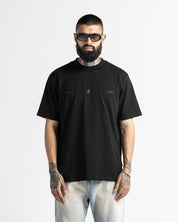 Tshirt Regular Fit Negra Arkad Clo Velvet