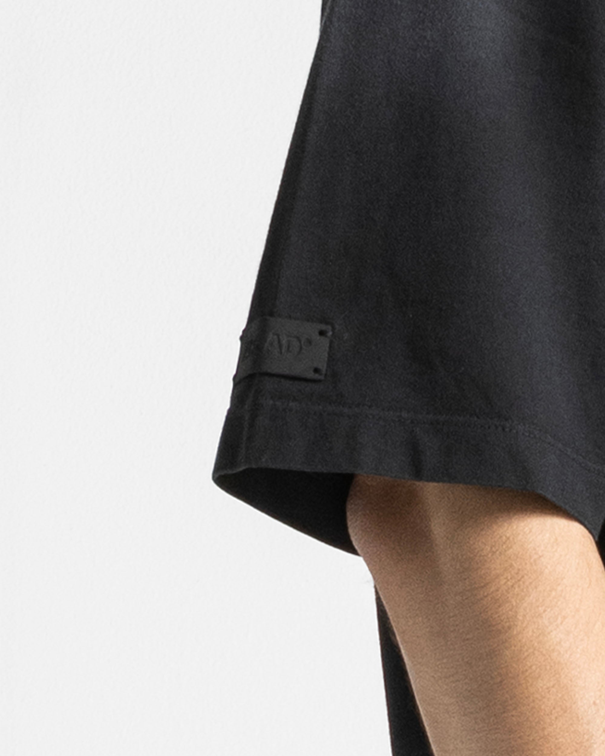 Washed Tshirt Negra Arkad Clo