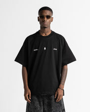 Tshirt Oversize Negra Arkad Clo
