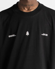 Tshirt Oversize Negra Arkad Clo