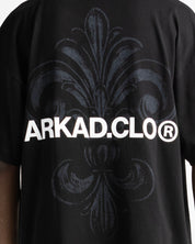 Tshirt Oversize Negra Arkad Clo
